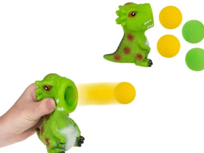 Šaudyklė Squeeze popper Dinozauriukas. 3 variantai, parenkami atsitiktine tvarka
