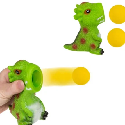 Šaudyklė Squeeze popper Dinozauriukas. 3 variantai, parenkami atsitiktine tvarka