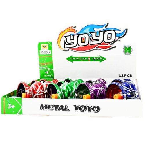 YoYo (Jo-jo) dvispalvis metalinis 5,5x3,5cm