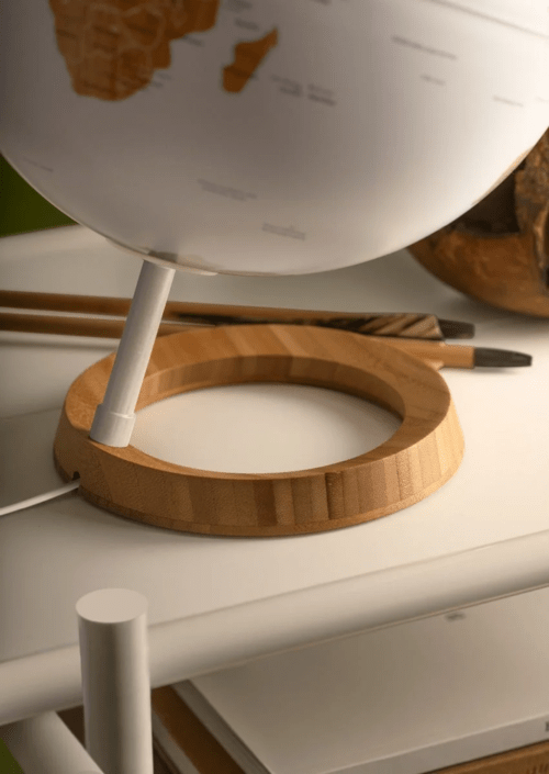 Gaublys Bamboo 25cm skersmens. Anglų kalba su bambuko pagrindu
