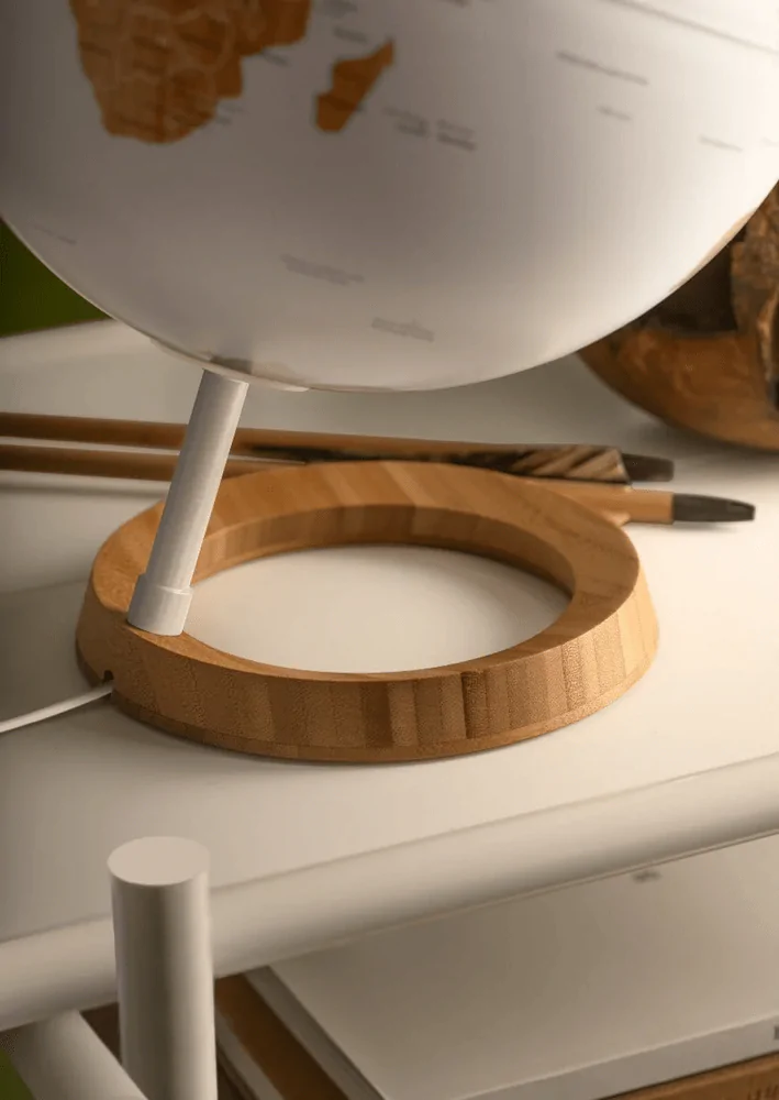 Gaublys Bamboo 25cm skersmens. Anglų kalba su bambuko pagrindu