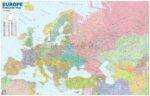 Europos politinis žemėlapis su pašto kodais. Sieninis. M 1:6mln,122x78,5cm