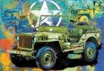Dėlionė metalinėje dėžutėje Jeep 550 detalių
