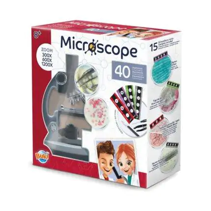 Mikroskopas 300x-1200x su 40 eksperimentų