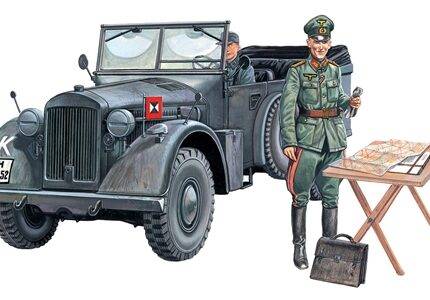 Klijuojamas plastikinis modelis KFZ 15 Horch ITALERI 1/35
