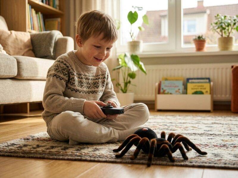 Nuotoliniu būdu valdoma tarantula 17cm – Buki France