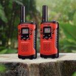 Vaikiškos Radijo Stotelės Bresser Junior (Racijos, Walkie-Talkie) – Raudonos (2 vnt. rinkinys)