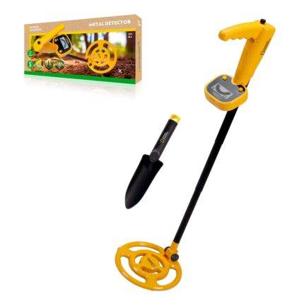 Vaikiškas Metalo Detektorius National Geographic su kastuvu. LCD ekranas 6.6 cm