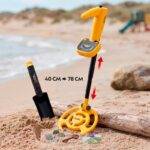 Vaikiškas Metalo Detektorius National Geographic su kastuvu. LCD ekranas 6.6 cm