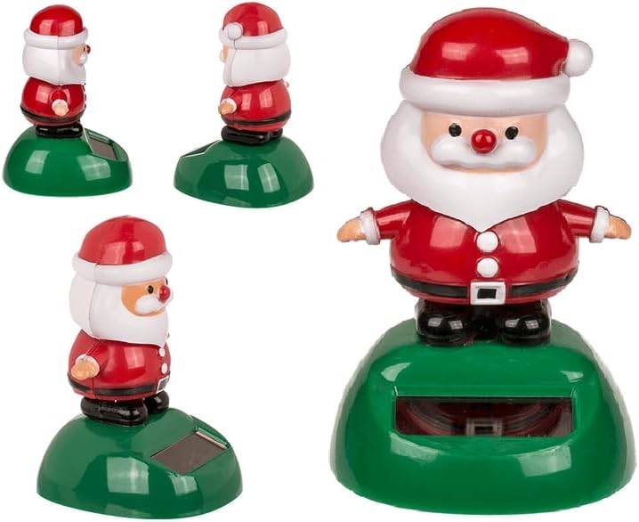 4029811360918 1 Šokantis Kalėdų senelis su Saulės elementu 8cm