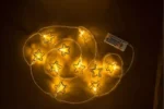 LED lempučių girlianda Žvaigždutės 185 cm